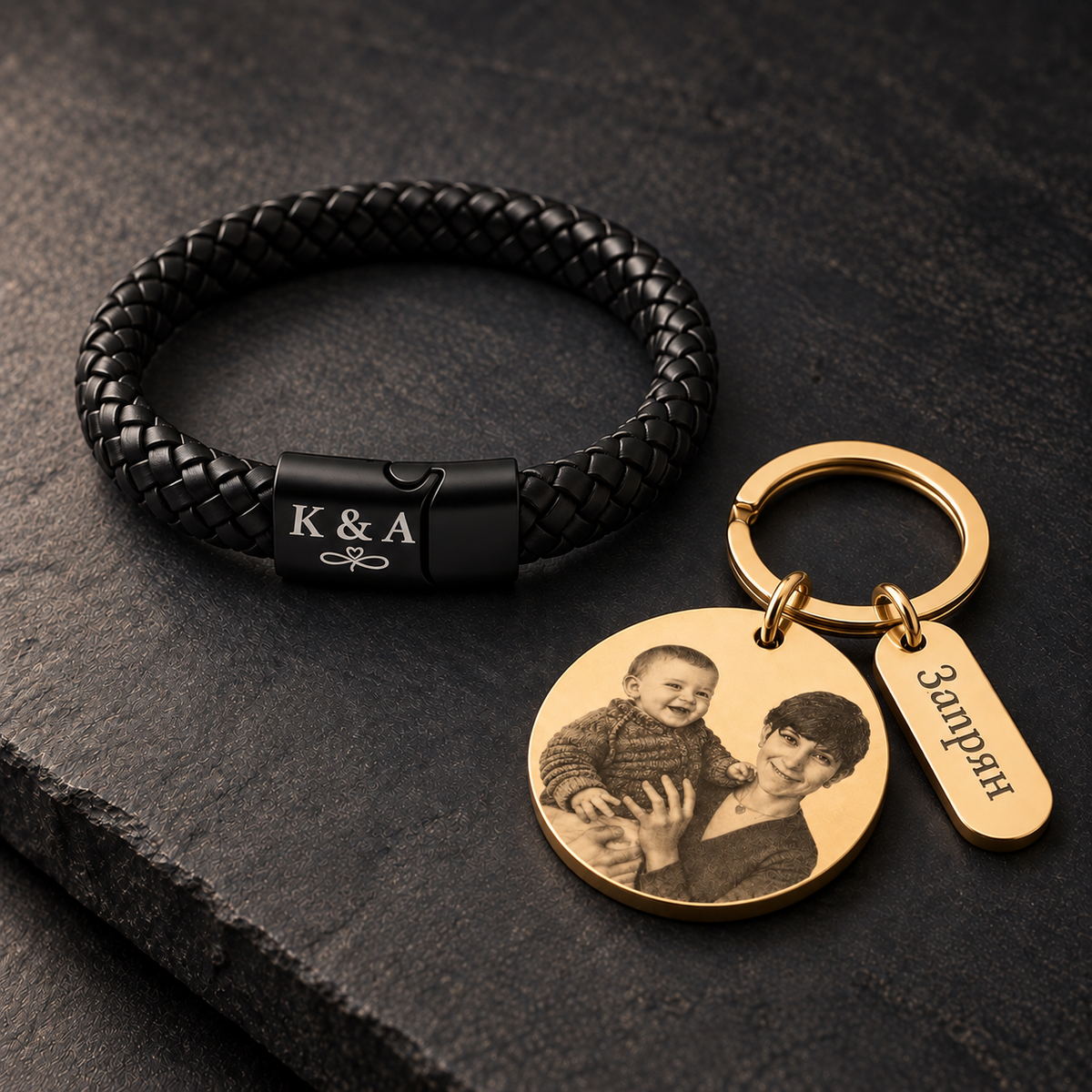 NEXO Bracelet + Photo Keychain Set