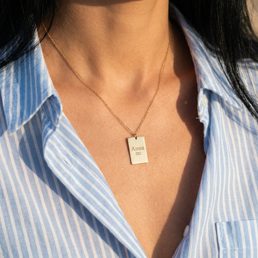 Personalized Stainless Steel Necklace | LINA