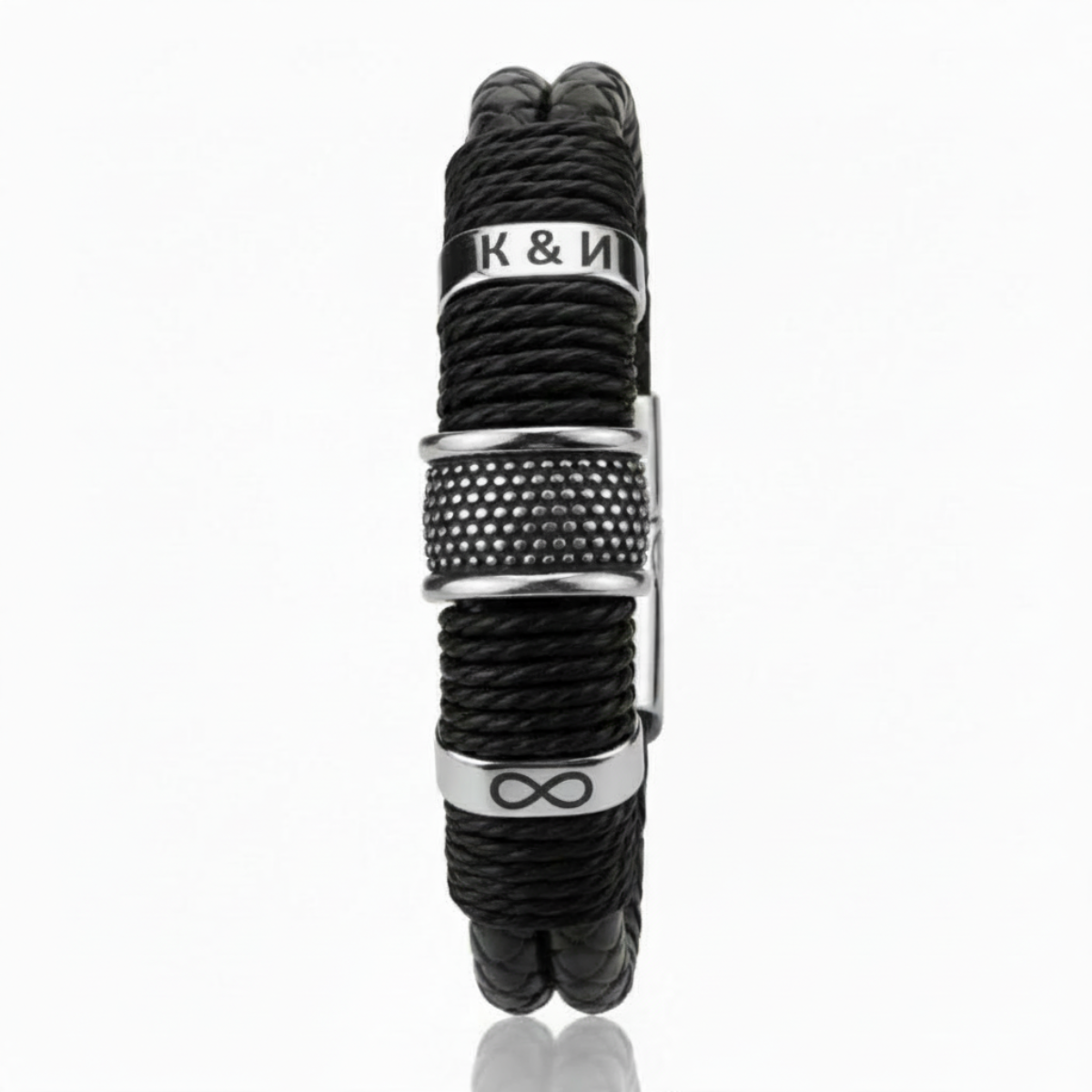 Men’s Braided Bracelet with Custom Engraving | BOND