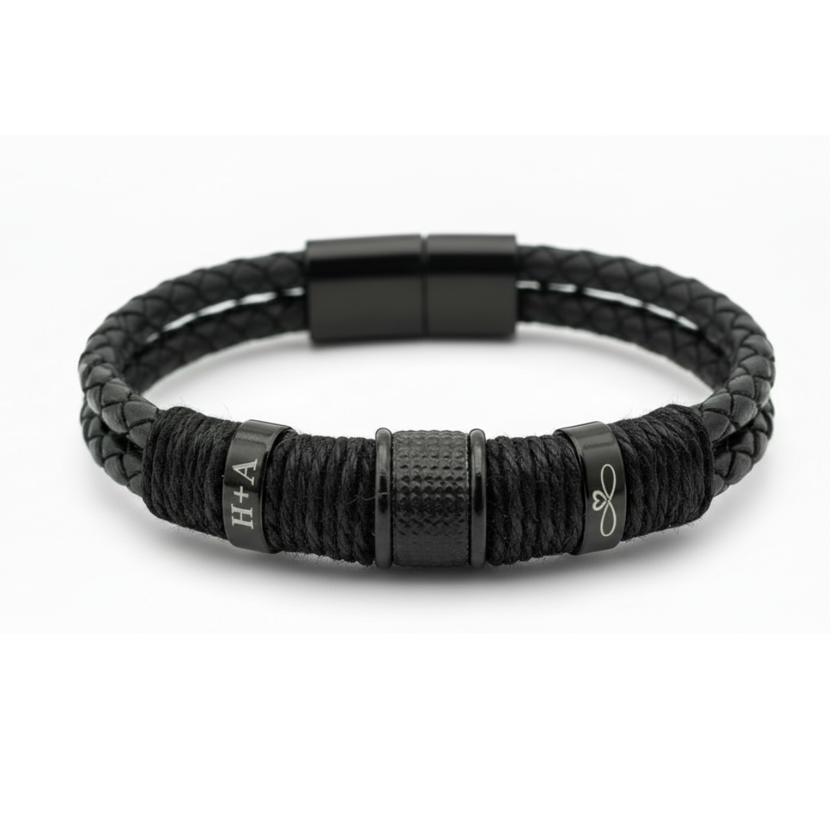 Men’s Braided Bracelet with Custom Engraving | BOND