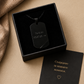 Personalized stainless steel Men's Black Dog Tag Necklace | BLADE