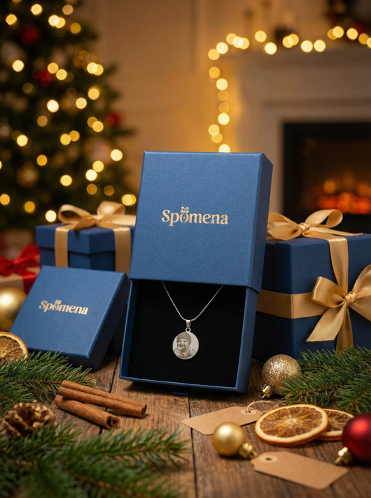 Personalized stainless-steel necklace (photo engraving) | Precious