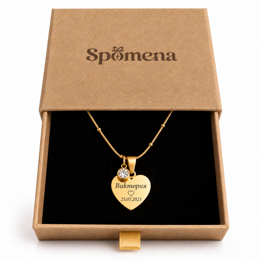 Personalized Stainless Steel Necklace | AURA