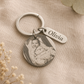 Personalized Photo Keychain with Engraved Tag