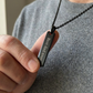 Personalized stainless steel necklace for men | RAVEN