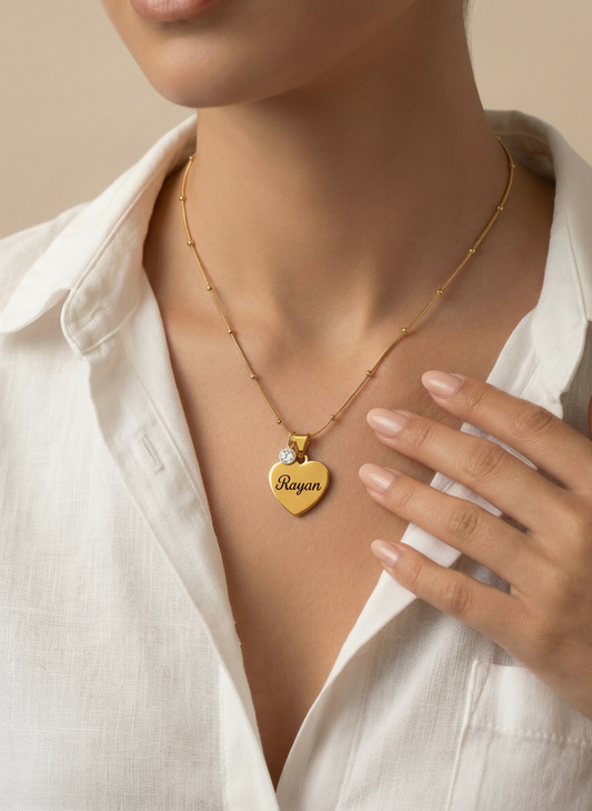 Personalized Stainless Steel Necklace | AURA