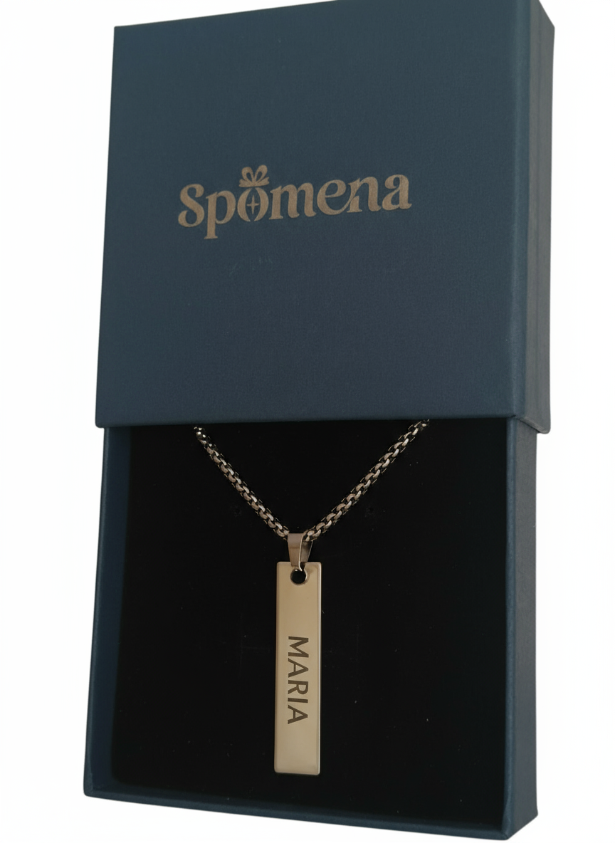 Personalized stainless steel necklace for men | NORD