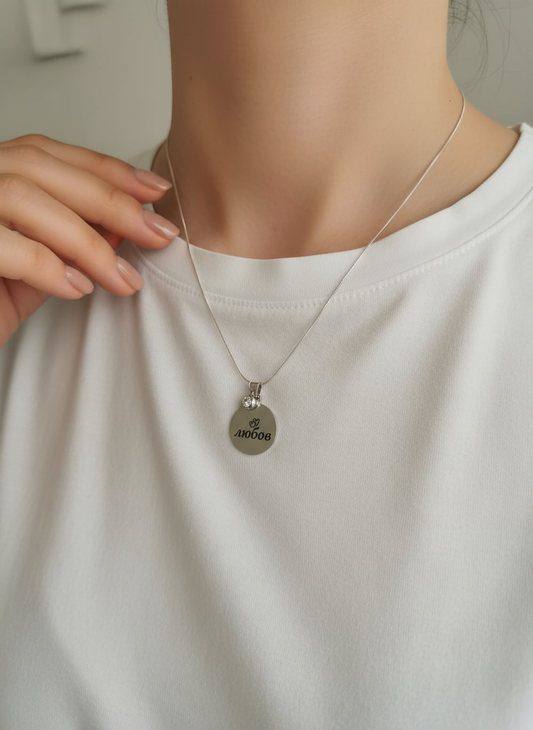Personalized Stainless Steel Necklace | Calliope