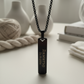 Personalized stainless steel necklace for men | RAVEN