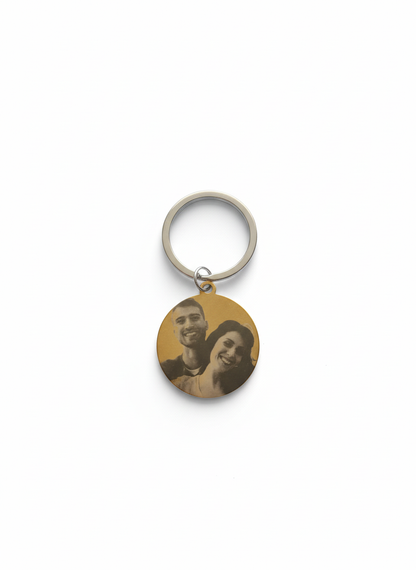 Personalized Photo Keychain (Laser Engraved)