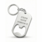 Personalized Stainless Steel Keychain Bottle Opener | Tag