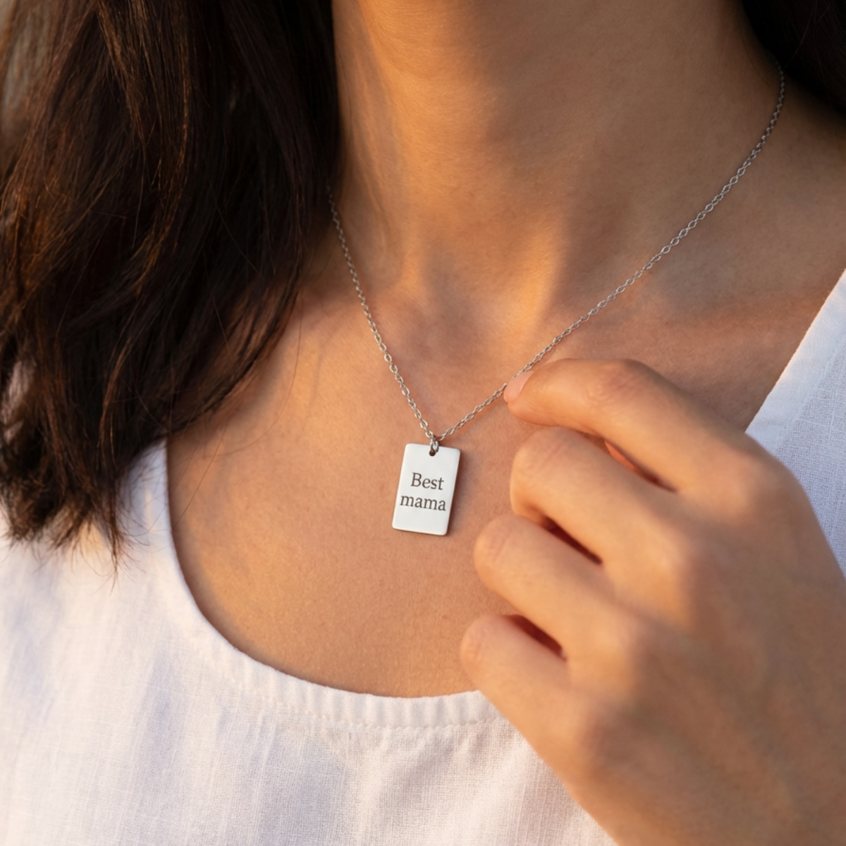 Personalized Stainless Steel Necklace | LINA