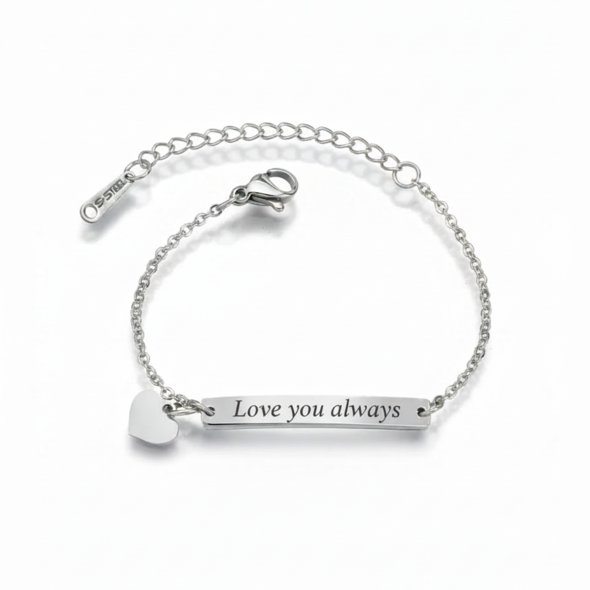 Personalized stainless steel bracelet | NOTE