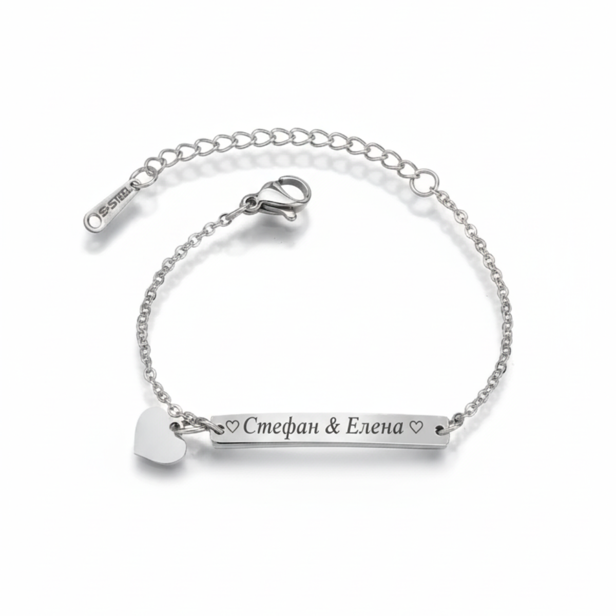 Personalized stainless steel bracelet | NOTE