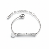 Personalized stainless steel bracelet | NOTE