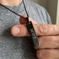 Personalized stainless steel necklace for men | RAVEN