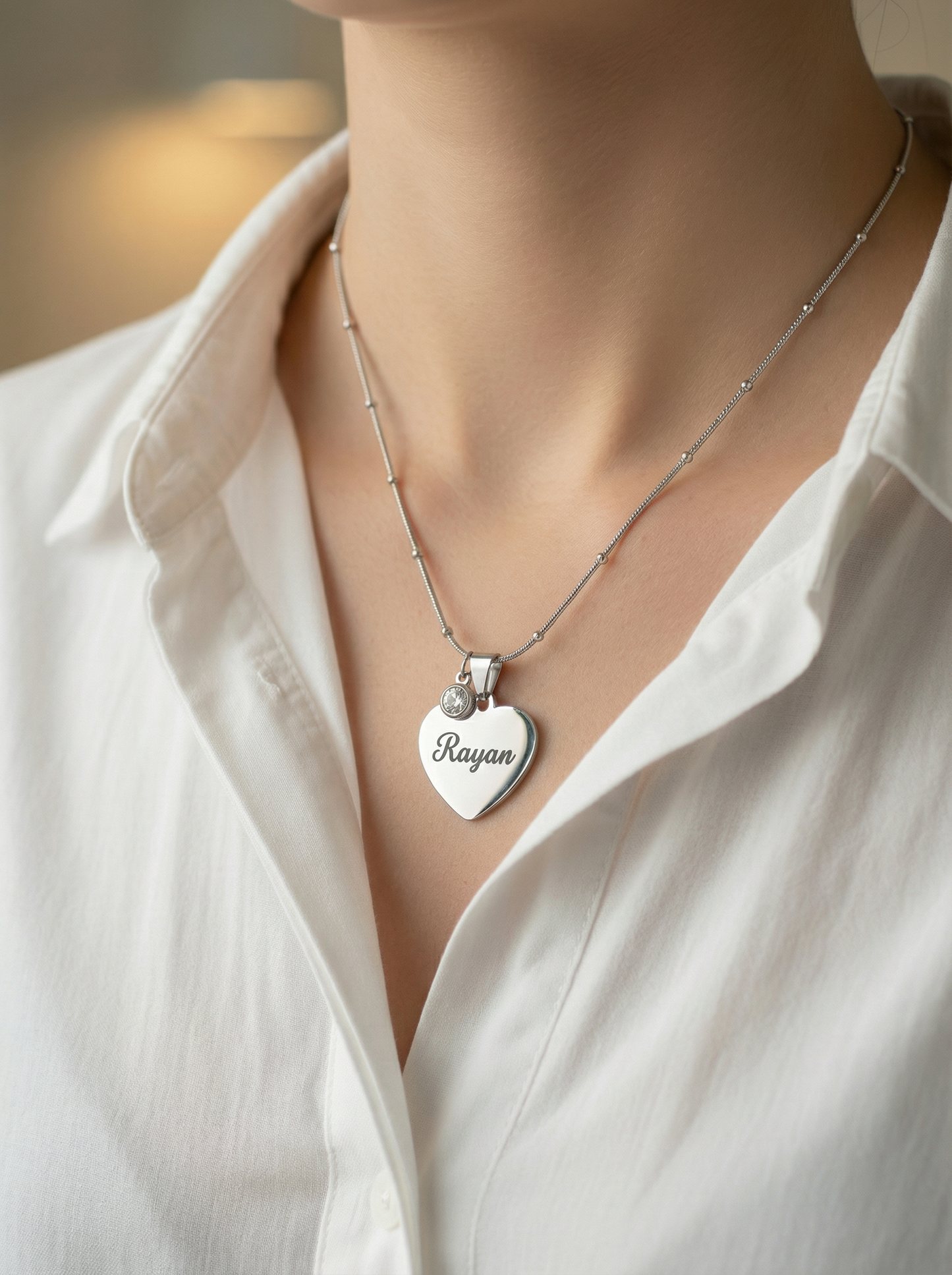 Personalized Stainless Steel Necklace | AURA