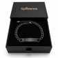 Men’s personalized stainless-steel bracelet |Trace